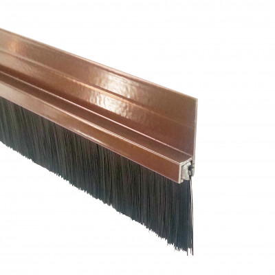 ALUMINUM DOOR SWEEP WITH BRUSH