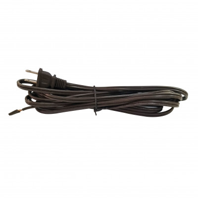 12FT SPT-2 18AWGX2C CORD SET,  125V,  US PLUG