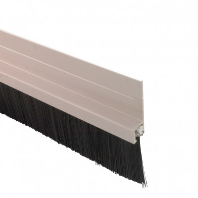 ALUMINUM DOOR SWEEP WITH BRUSH