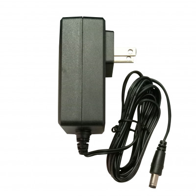 12V 2A AC/DC ADAPTER W/US PLUG,  DOE GRADE VI ON THE ADAPTER